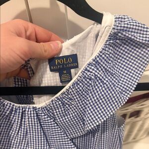 Ralph Lauren Blue Checkered Dress